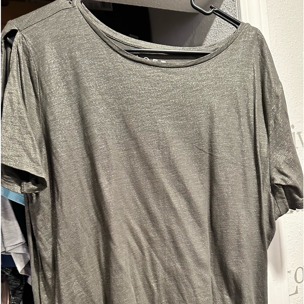 Loft dark green tee